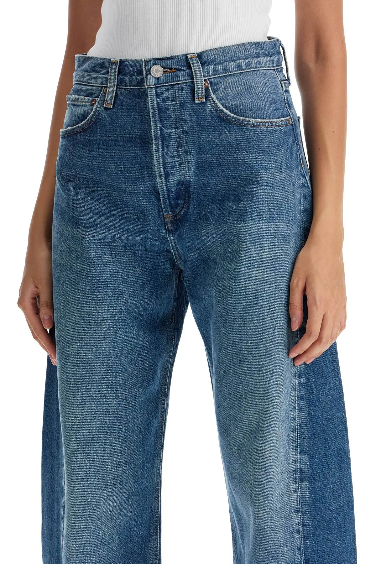 LUNA CURVED LEG JEANS