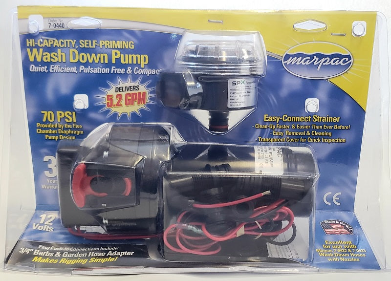 Marpac High-Capacity Self-Priming Wash Down Pump 7-0440