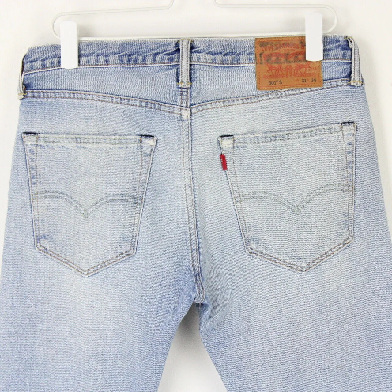 Mens LEVIS 501 S Jeans Light Blue | W31 L34