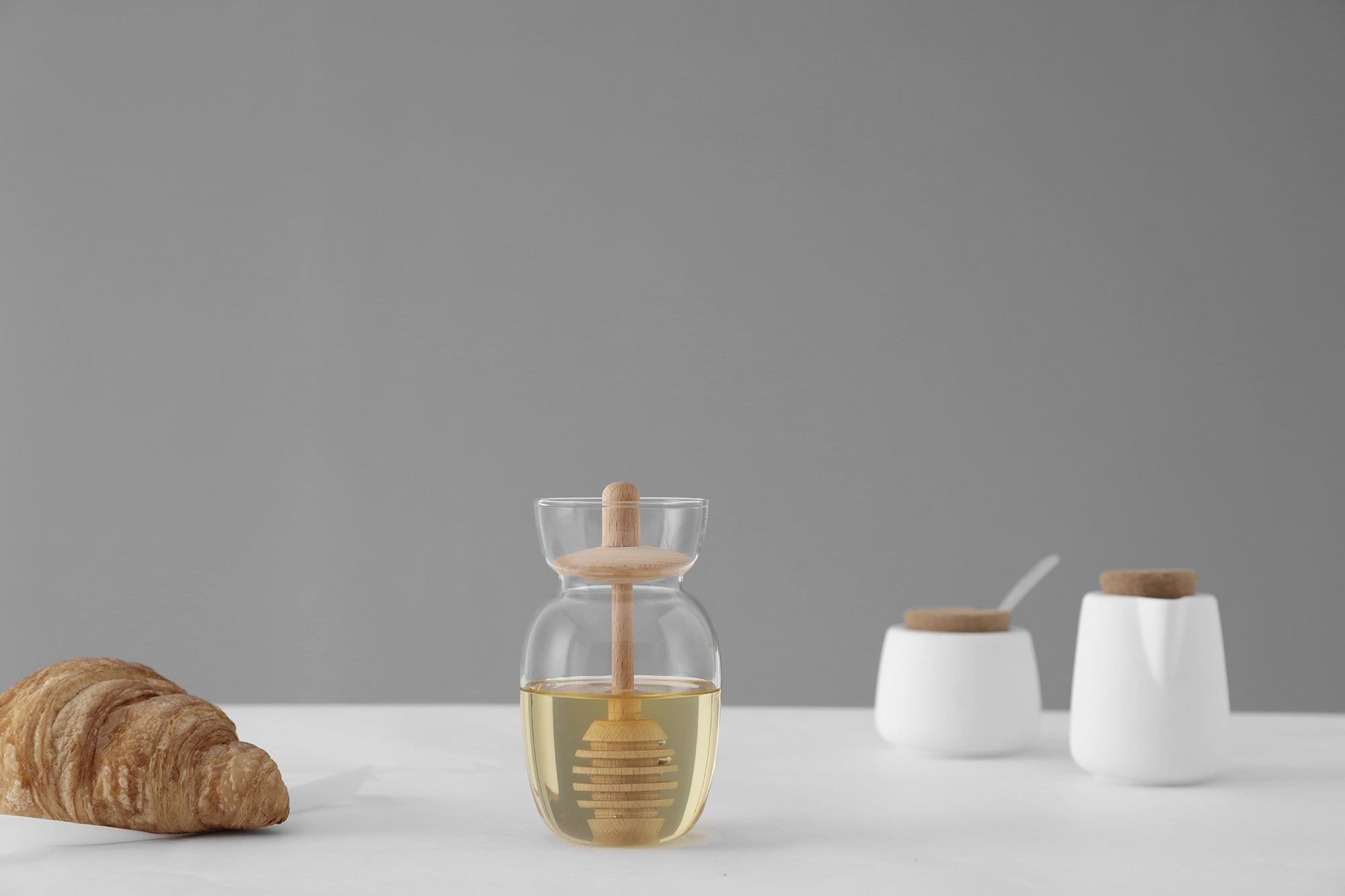 Minima Clear Honey Jar