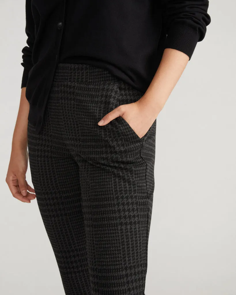 Minimalist Moro Pocket Signature Ponte Pants - Storm Houndstooth