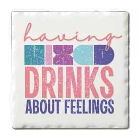 Mixed Drinks – Square Single Tile Coaster