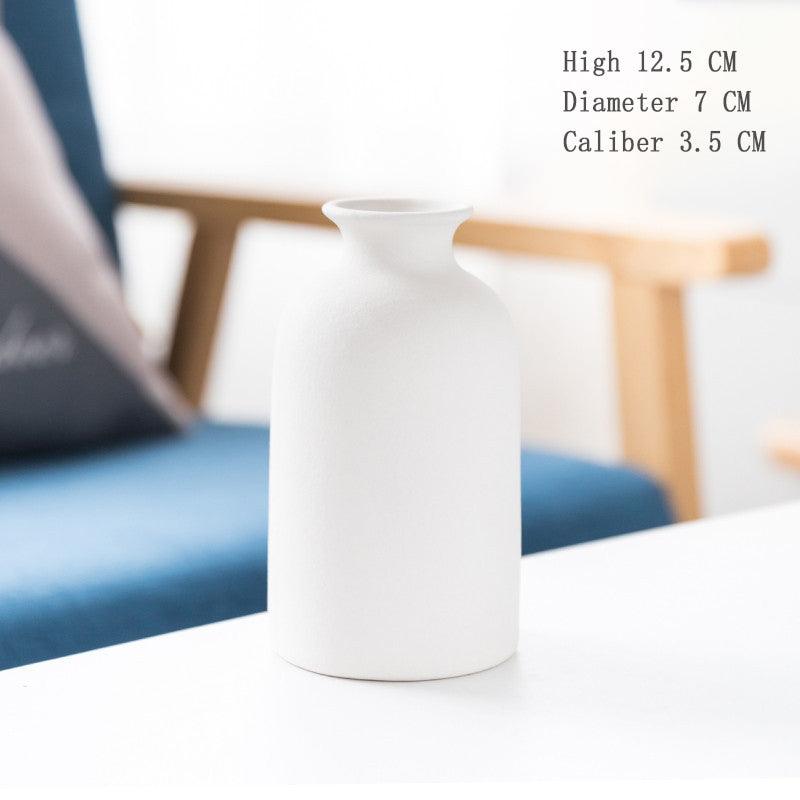 Nordic Handicraft Retro Frosted Ceramic Vase