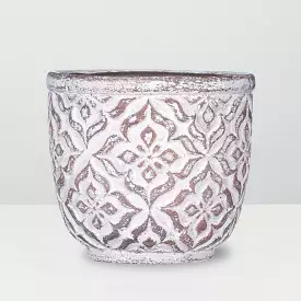 Patterned Round Pot