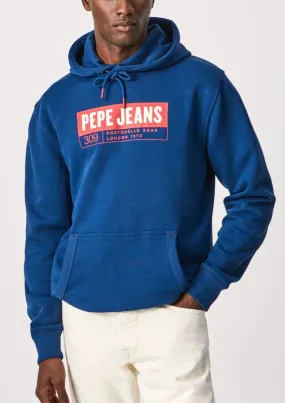 Pepe Jeans Douglas Logo Hooded Sweatshirts Midnight