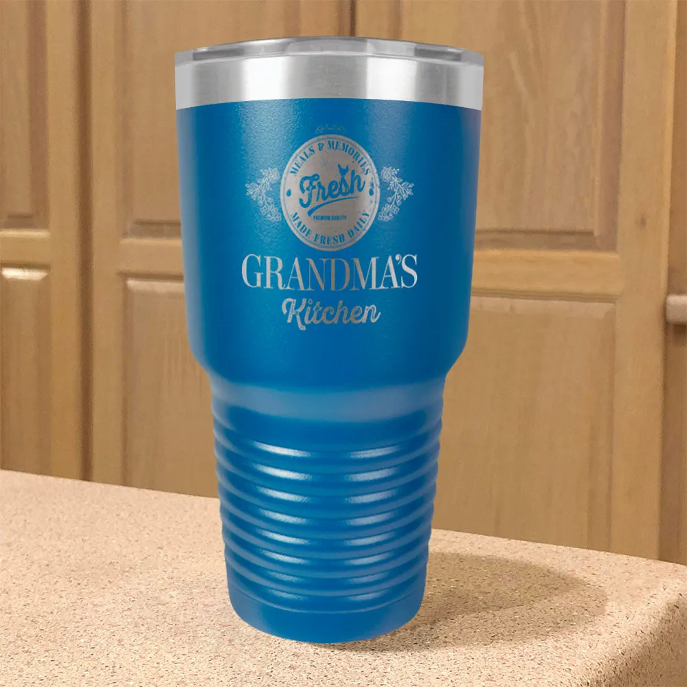 Personalized Stainless Steel Tumbler Meals & Memories