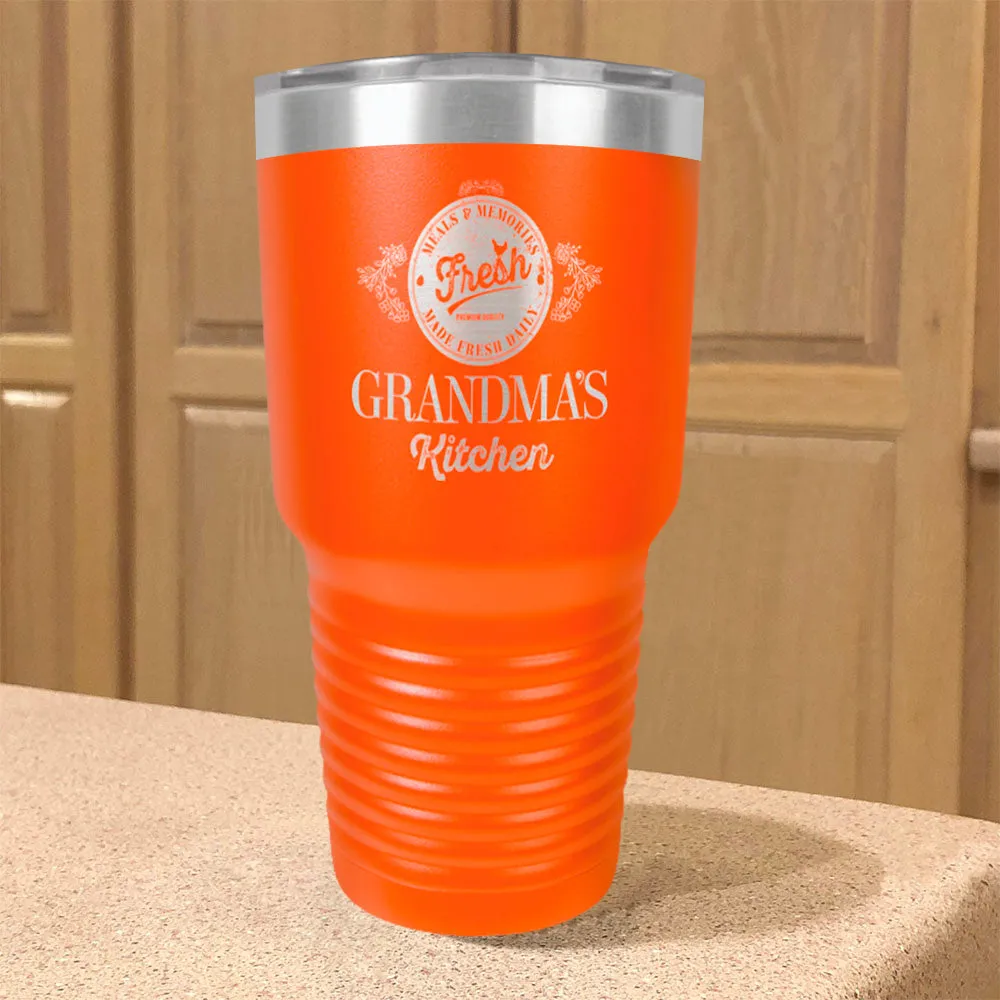 Personalized Stainless Steel Tumbler Meals & Memories