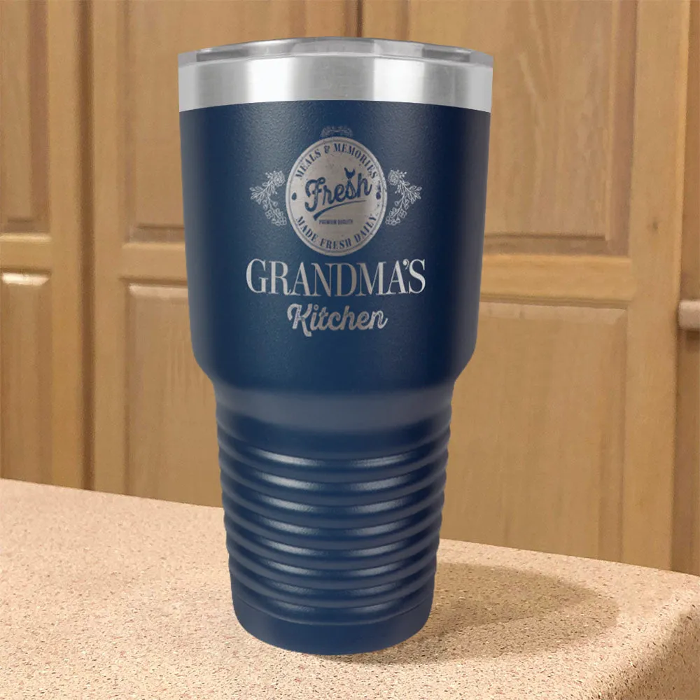 Personalized Stainless Steel Tumbler Meals & Memories