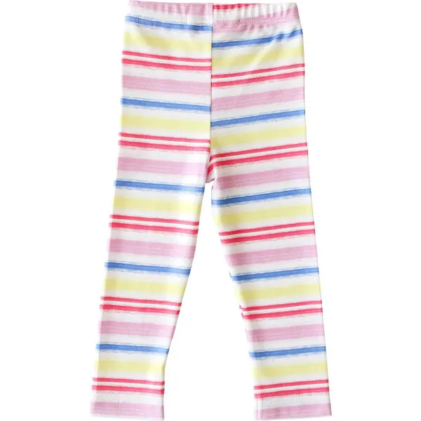 Pineapple Sunshine Rainbow Stripe Leggings