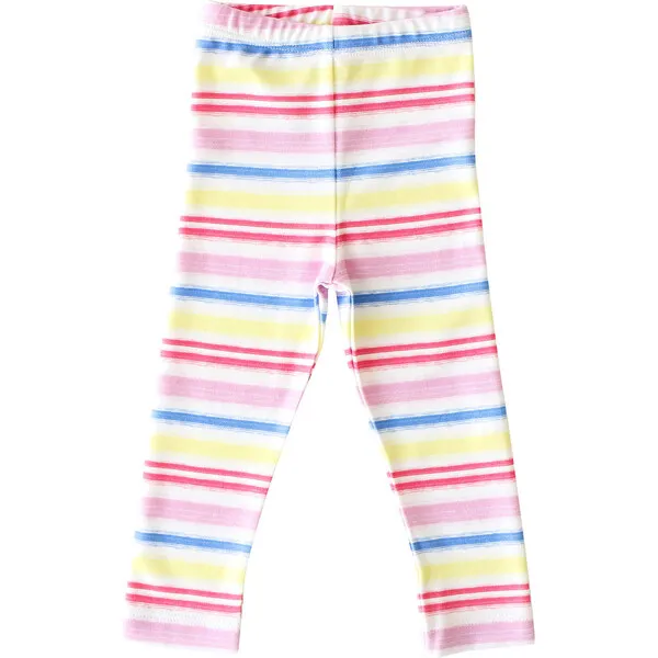 Pineapple Sunshine Rainbow Stripe Leggings