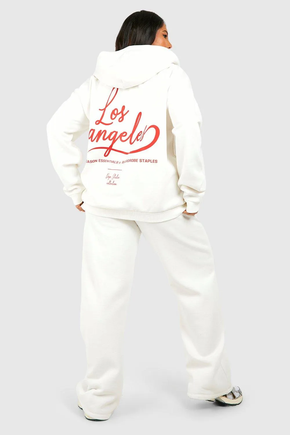 Plus Dsgn Studio Zip Through Straight Leg Tracksuit