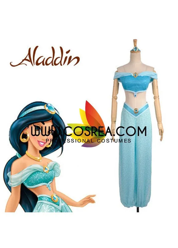 Princess Jasmine Aladdin Classic Cosplay Costume