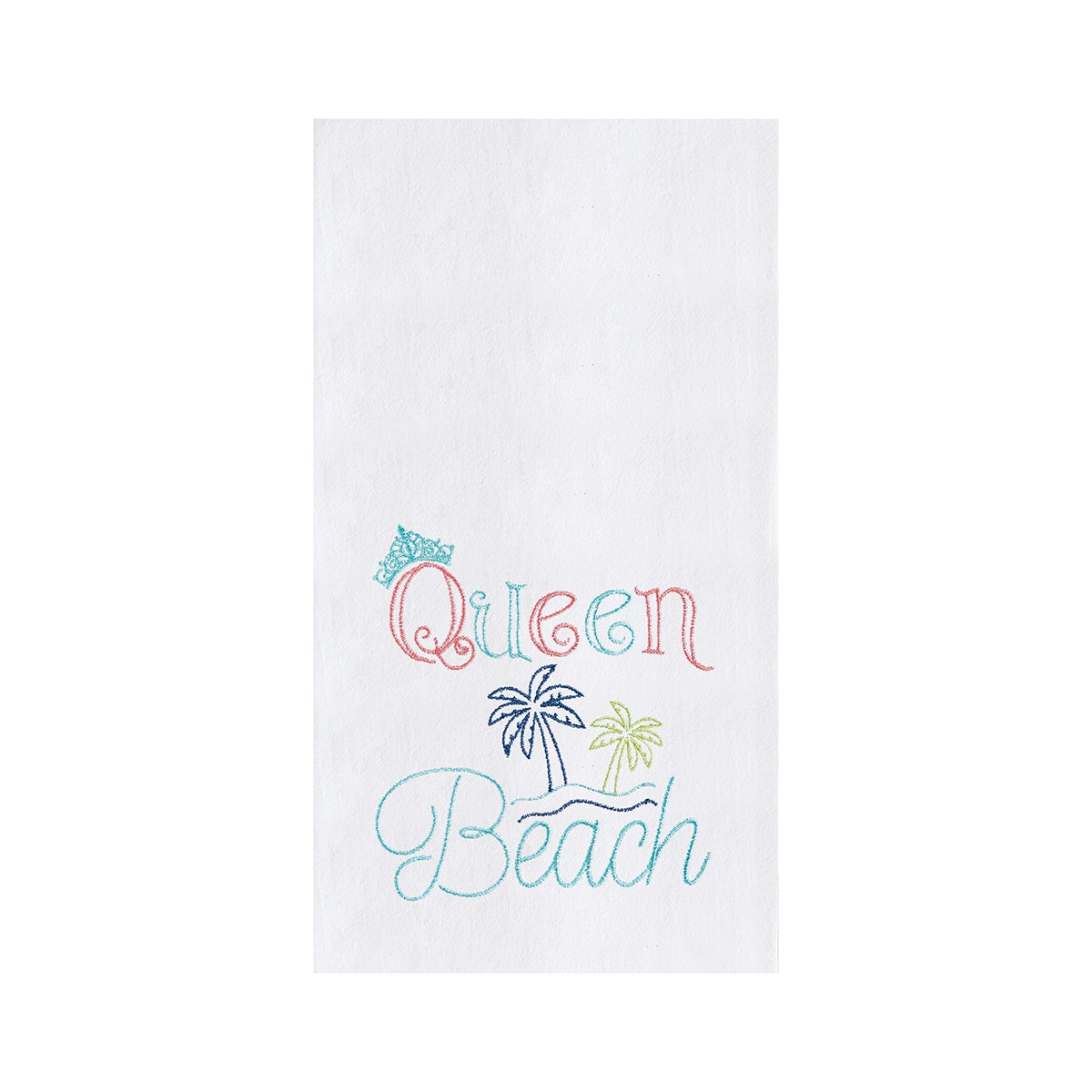 Queen Beach Tea Towel