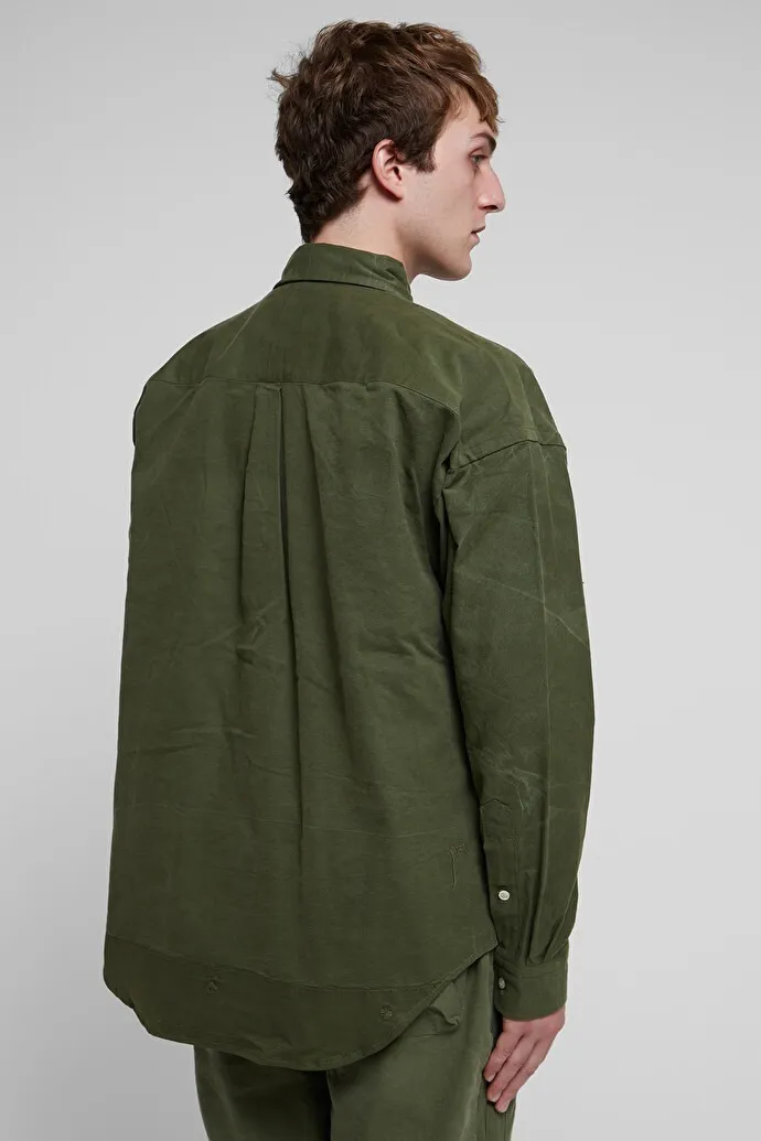 READYMADE  |LOGO CLASSIC COLLAR COTTON OVERSIZE SHIRT