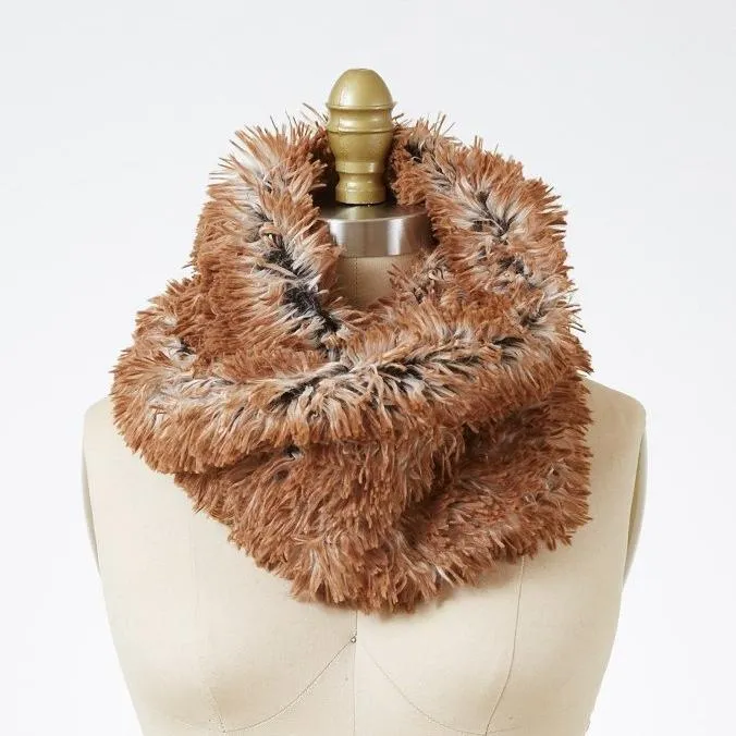 Red Fox Luxury Faux Fur Neck Warmer