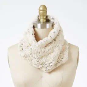 Rosebud in Brown Luxury Faux Fur Neck Warmer