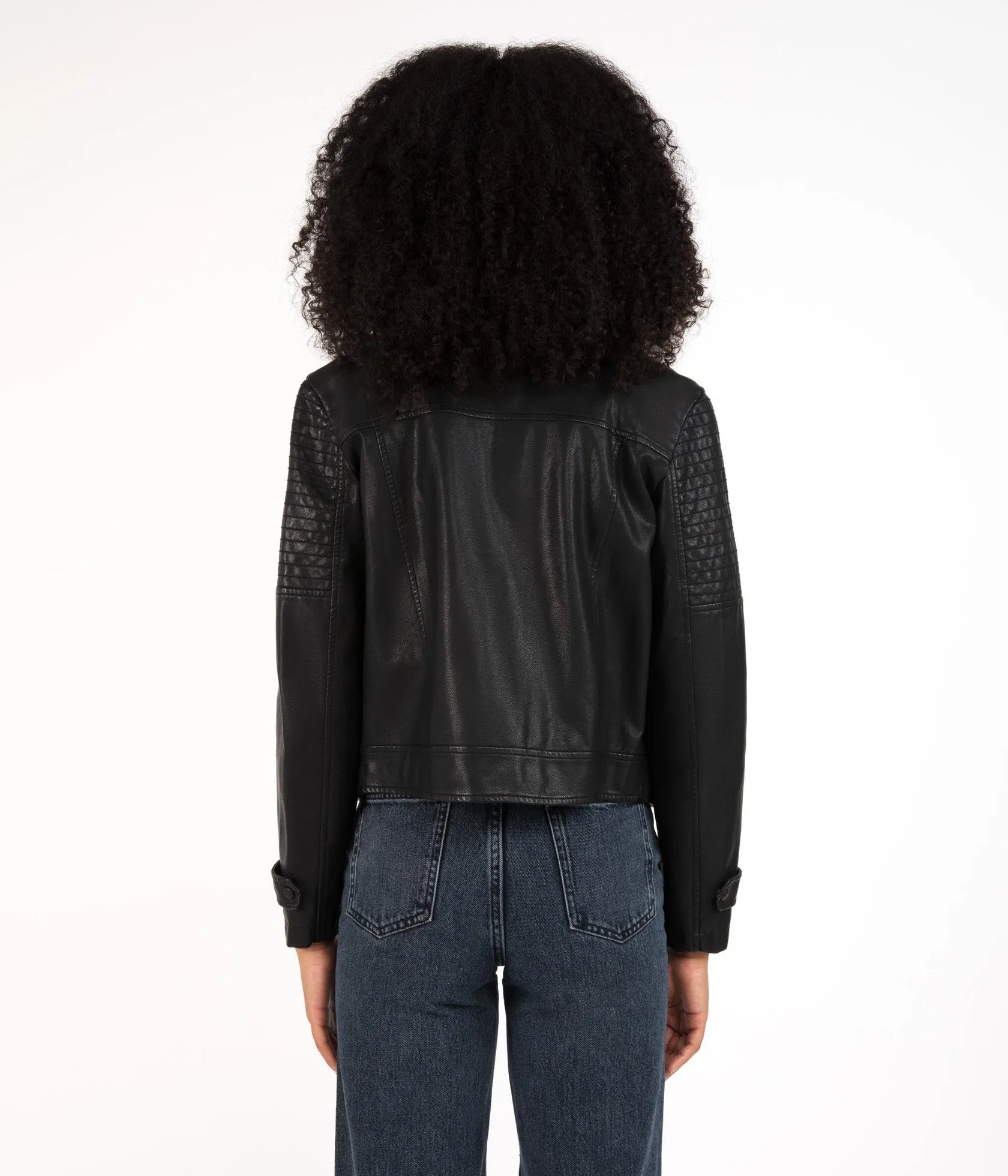 Savina Moto Jacket in Black from Matt & Nat