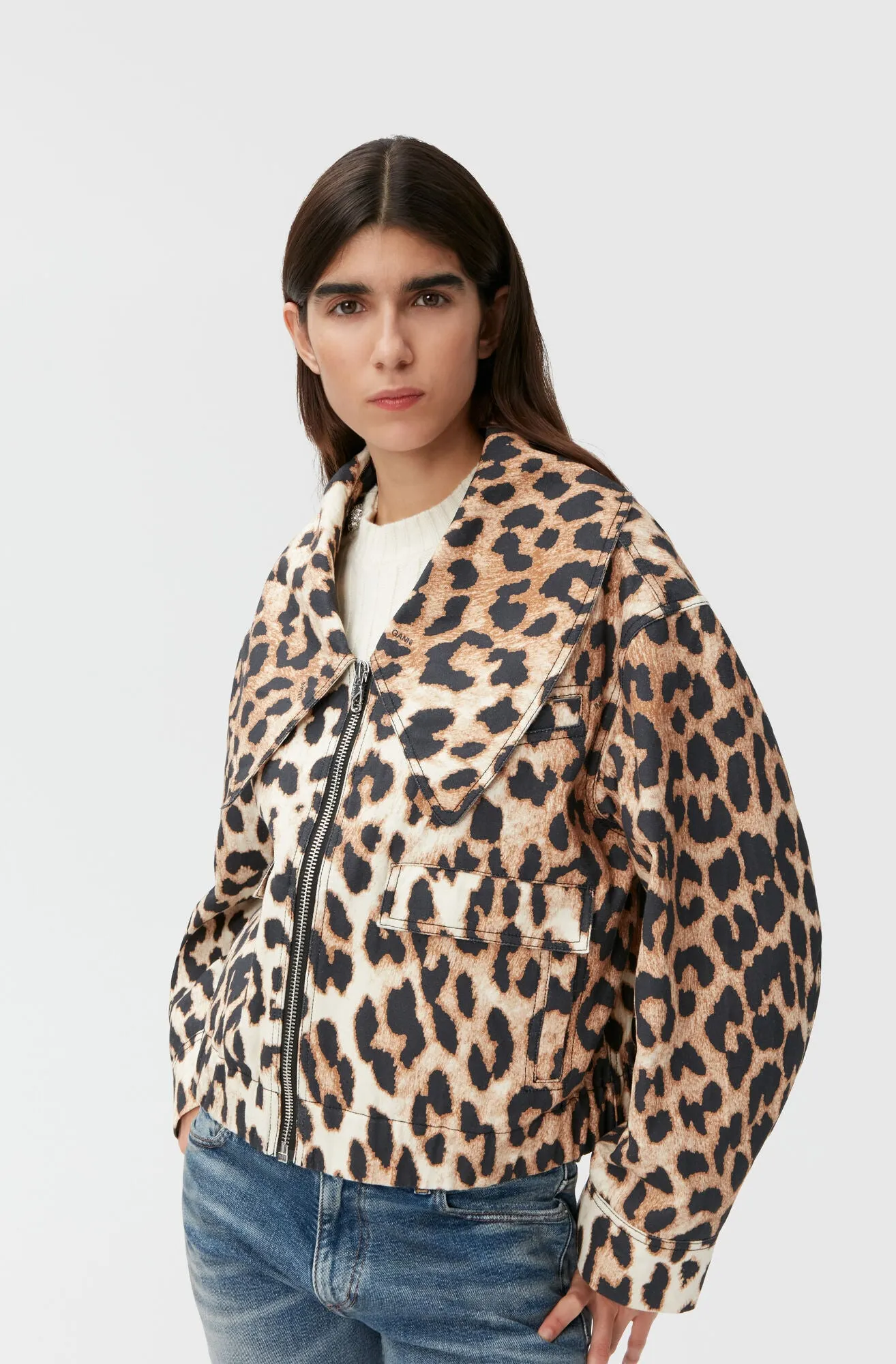 Short Leopard Jacket