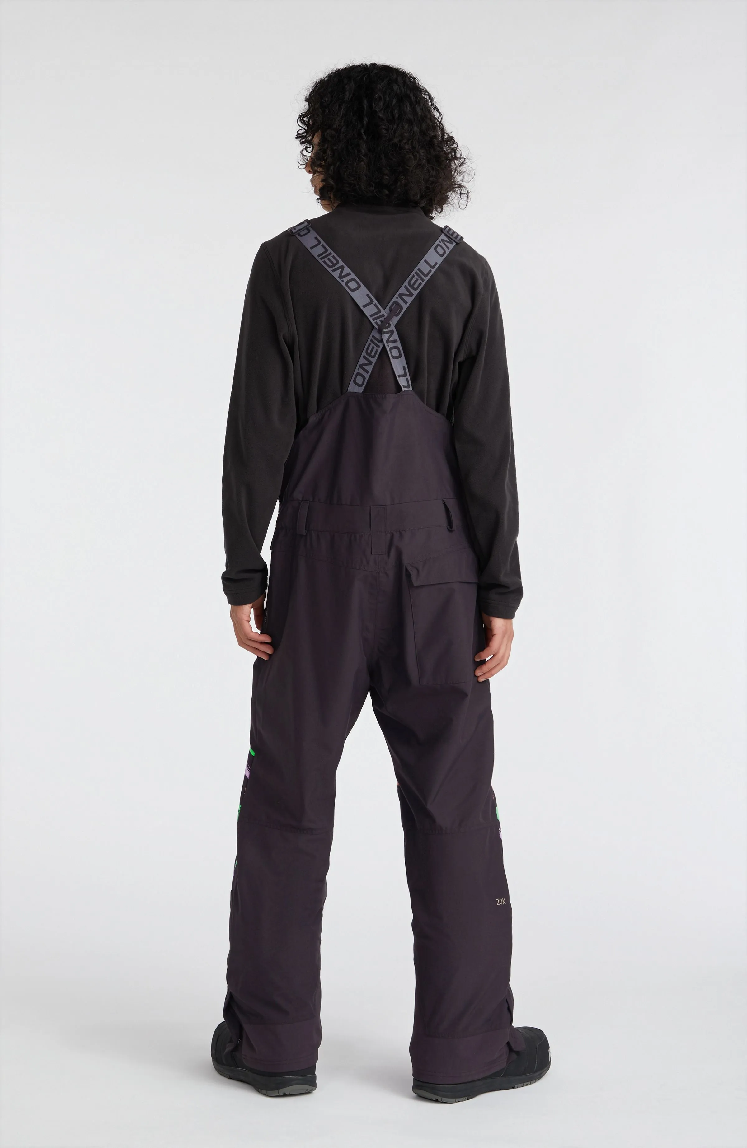 Shred Bib Snow Pants | Black Kemper Print