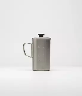 Snow Peak 3 Cup French Press - Titanium