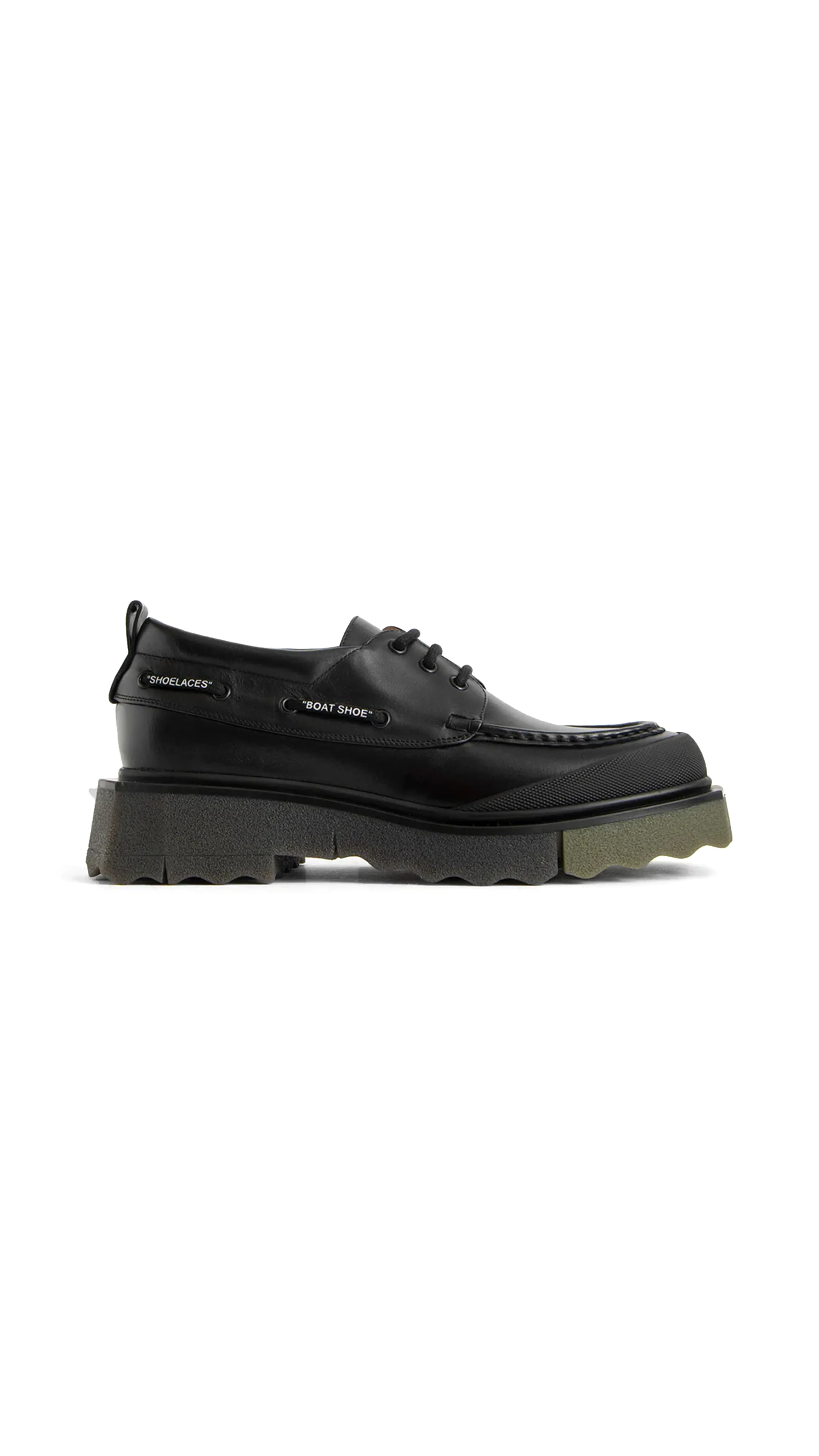 Sponge Derby Lace-up Shoe - Black