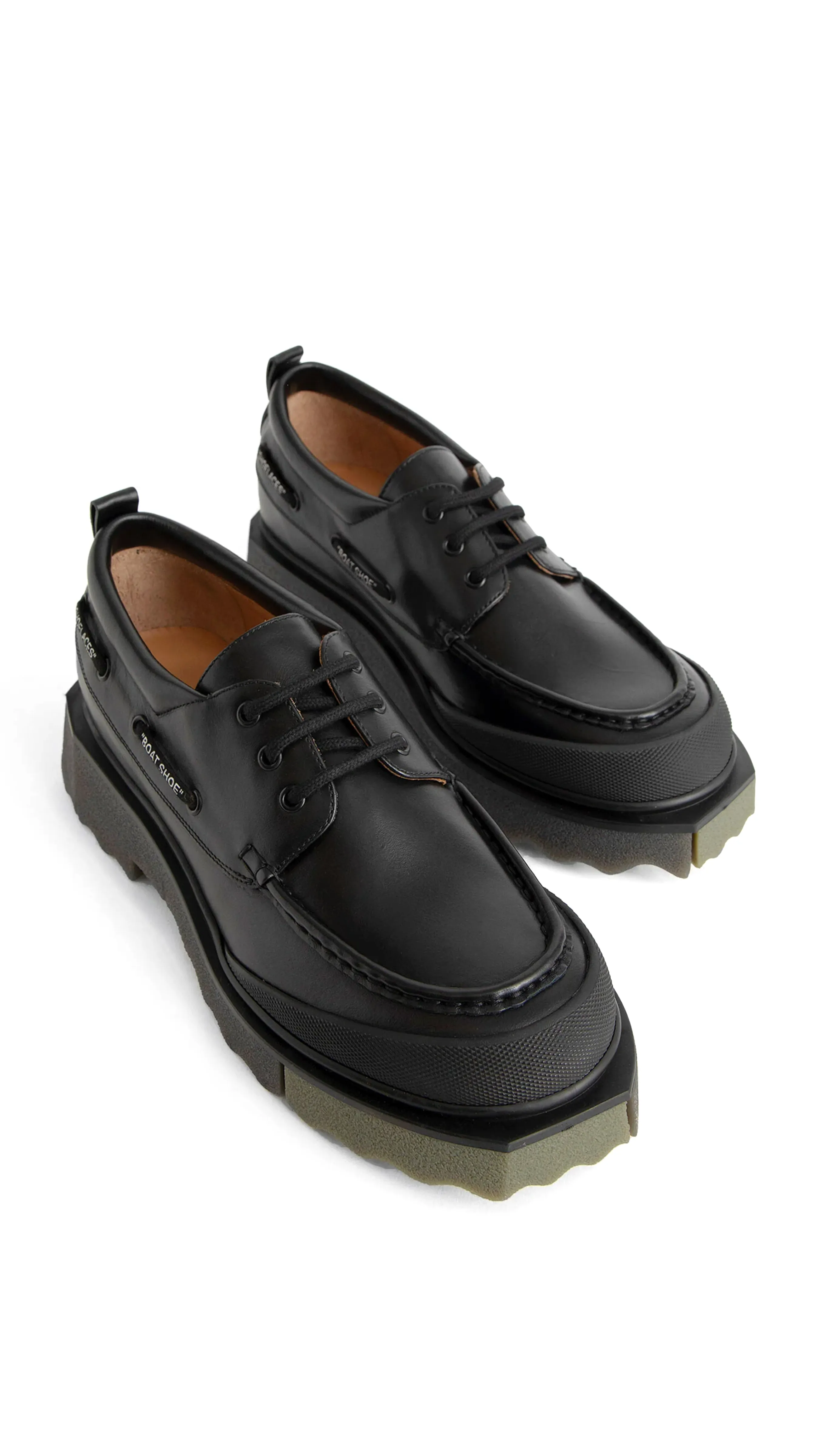 Sponge Derby Lace-up Shoe - Black