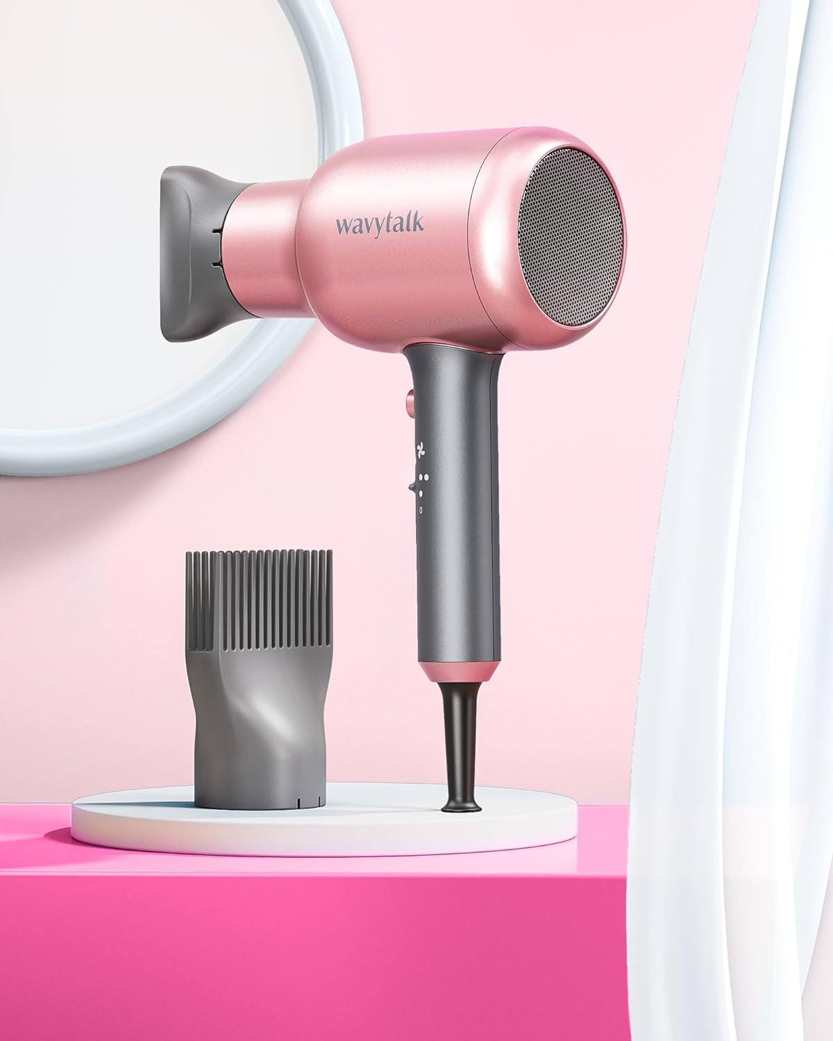 Spring Professional Ionic Hair Dryer Blow Dryer with Diffuser and Concentrator