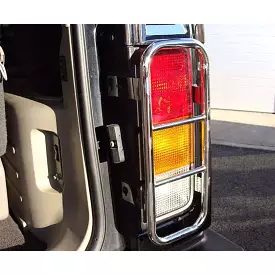 Stainless Steel Rear Tail Light Guards for Hummer H2