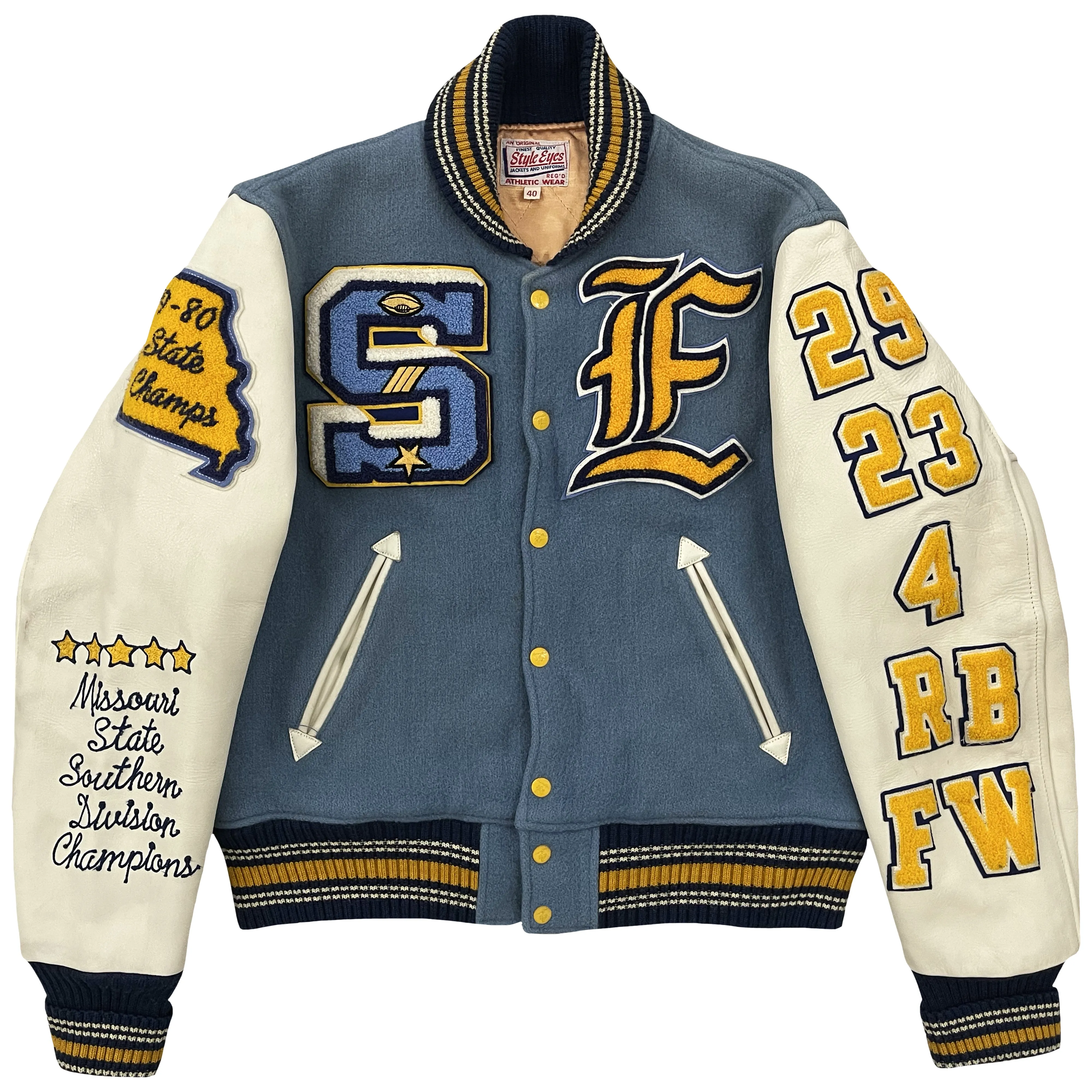 Style Eyes Varsity Jacket - L