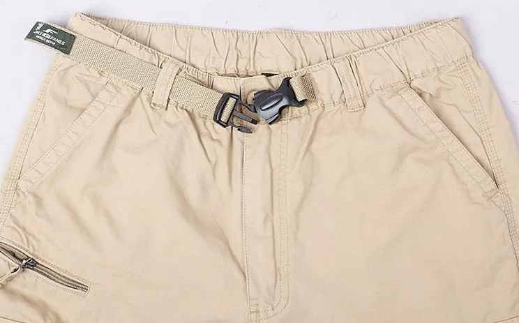 Summer Casual Loose Fit Calf-Length Cargo Short Trousers for Men