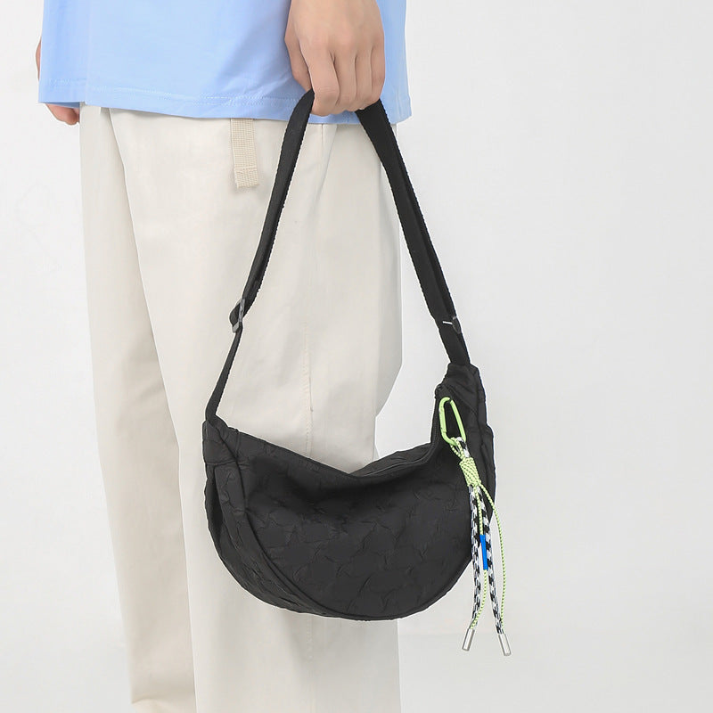 Summer Versatile Casual Canvas Large Capacity Crossbody Bag