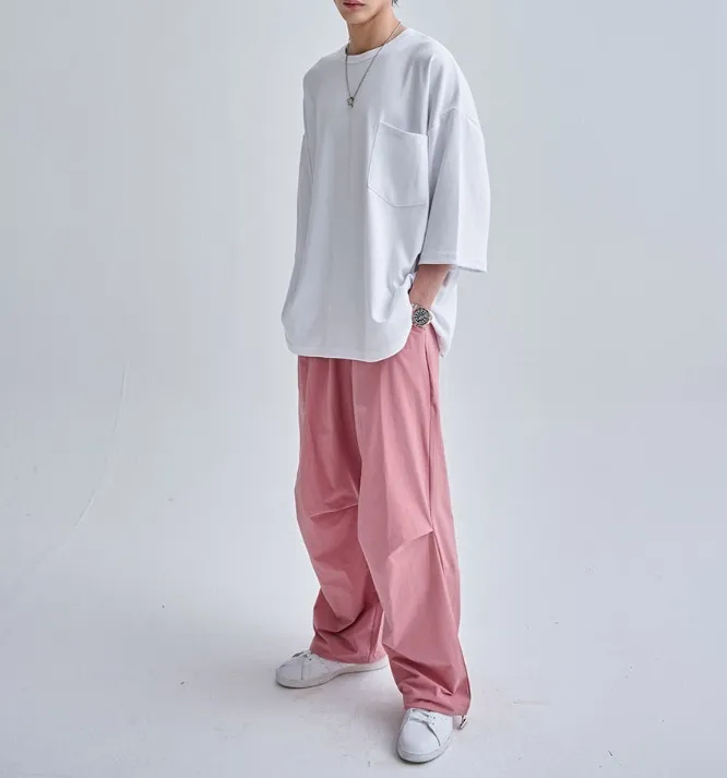 TAILOR STUDIO  |Unisex Street Style U-Neck Cropped Plain