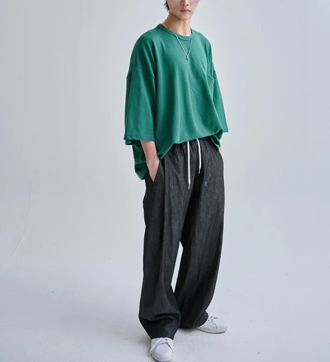 TAILOR STUDIO  |Unisex Street Style U-Neck Cropped Plain