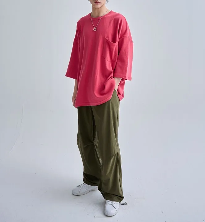 TAILOR STUDIO  |Unisex Street Style U-Neck Cropped Plain