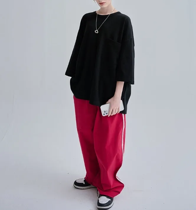 TAILOR STUDIO  |Unisex Street Style U-Neck Cropped Plain