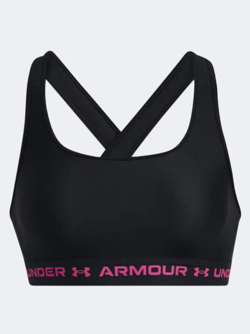 Under Armour Crossback Women Training Bra Black/Astro Pink