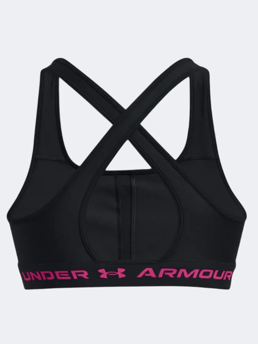 Under Armour Crossback Women Training Bra Black/Astro Pink