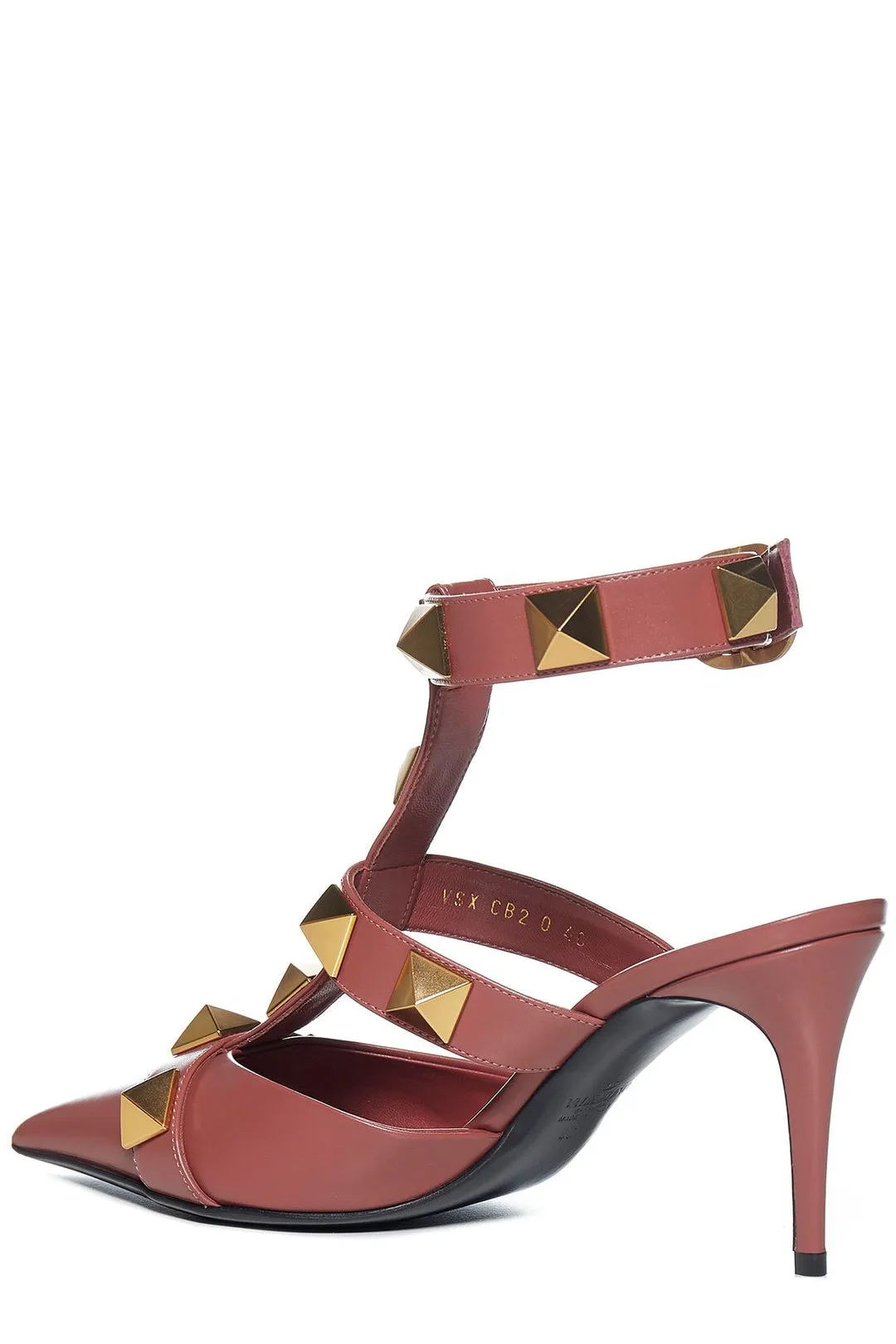 Valentino Garavani Roman Stud Pointed Toe Caged Pumps