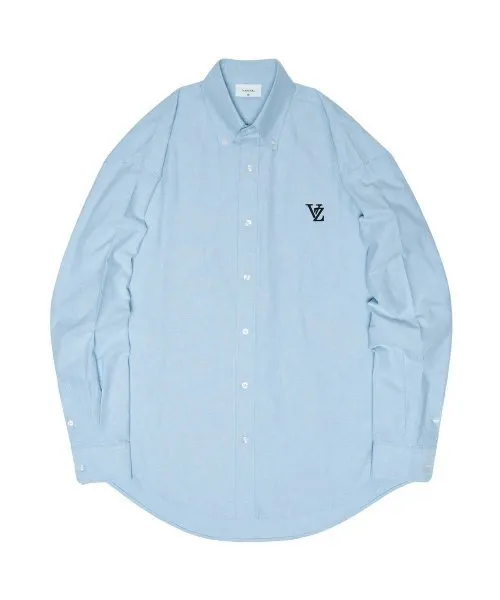 VARZAR  |[VARZAR]★3D Monogram Over Fit Oxford Shirts