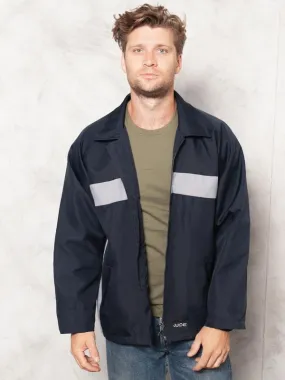 Vintage 2000's Men Dark Blue Bomber Jacket