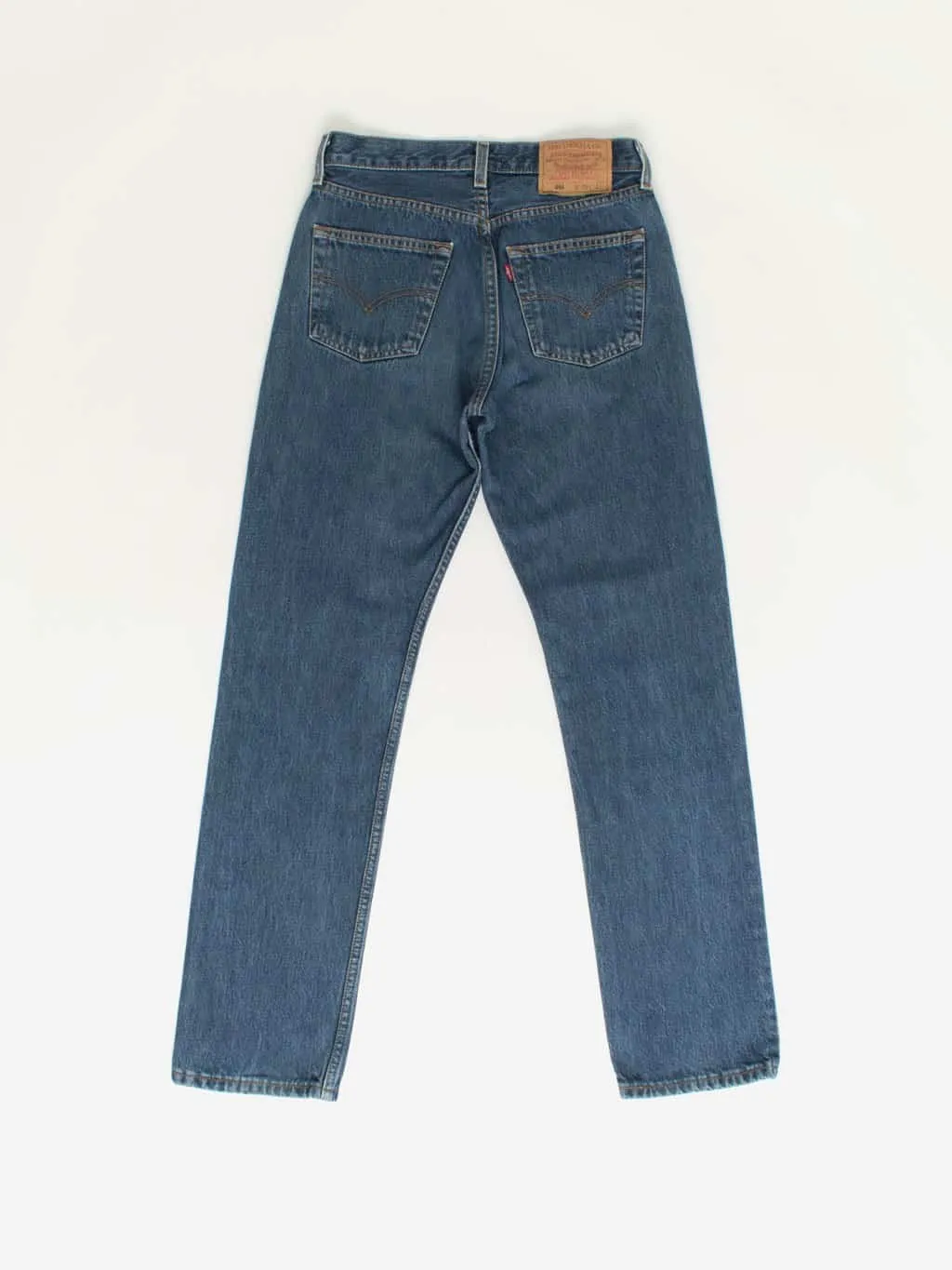 Vintage Levis 501 jeans 28 x 31 For Women dark blue mid wash 90s