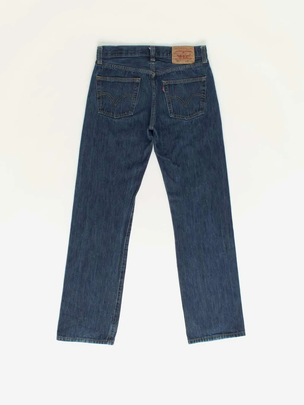 Vintage Levis 501 jeans 29 x 30 dark blue mid wash Y2K