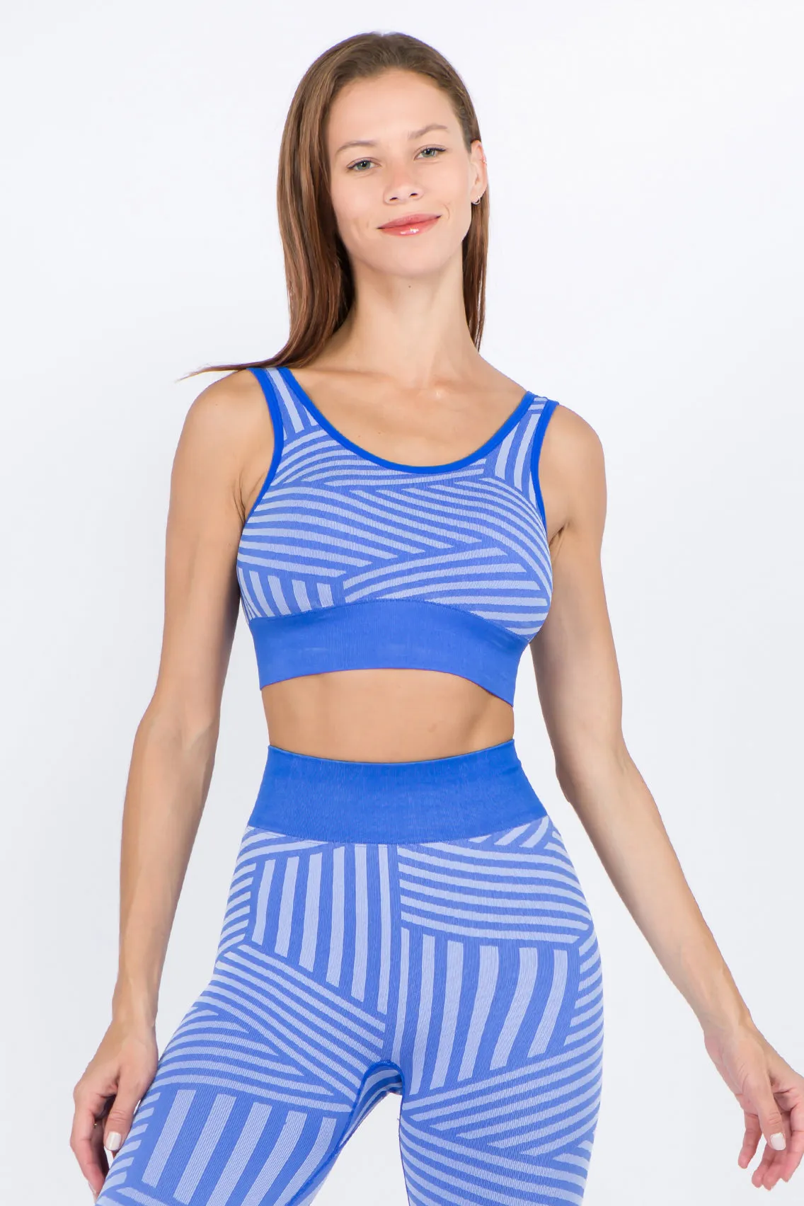 Vital Multi Striped Sports Bra