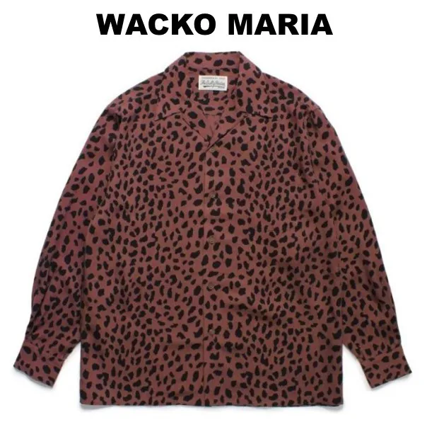 WACKO MARIA  |Leopard Patterns Street Style Long Sleeves Shirts