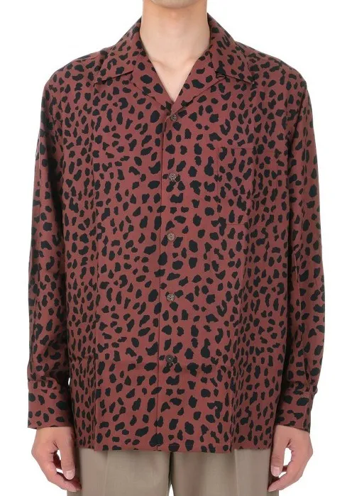 WACKO MARIA  |Leopard Patterns Street Style Long Sleeves Shirts