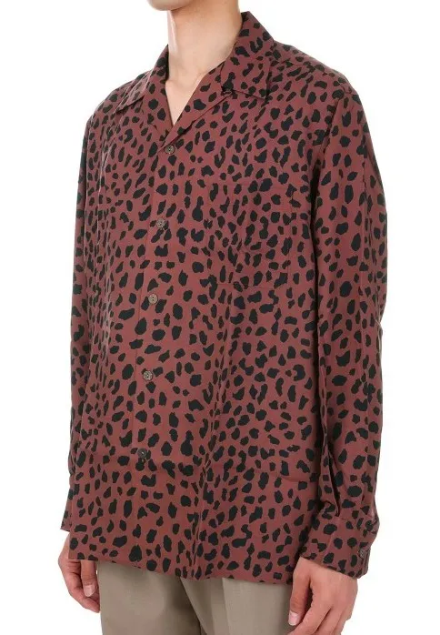 WACKO MARIA  |Leopard Patterns Street Style Long Sleeves Shirts