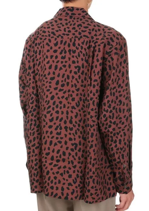 WACKO MARIA  |Leopard Patterns Street Style Long Sleeves Shirts