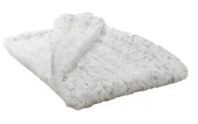 Winter Frost Luxury Faux Fur Throw 58x45