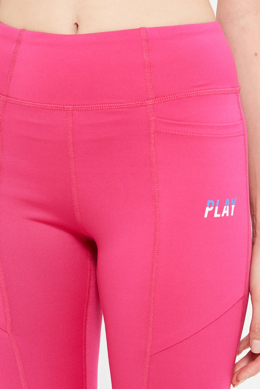 Women Pink Performance Pants