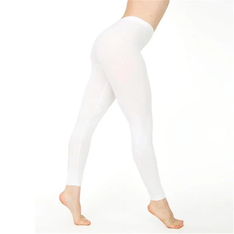 Women's Cotton High Waist Fitness Leggings